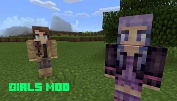Girls mod for minecraft screenshot 1