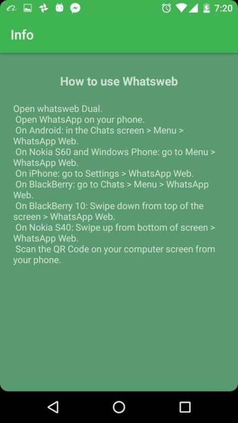 Whatsweb Dual for WhatsApp स्क्रीनशॉट 2