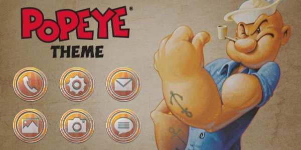 Popeye GO Launcher Theme 1 تصوير الشاشة