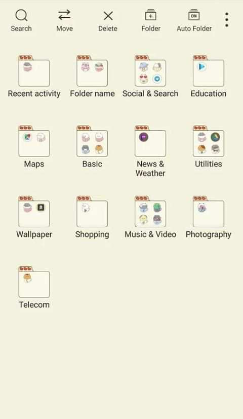 Simple Cute Cat GIF icon theme screenshot 1