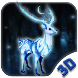 White Deer 3D Theme आइकन