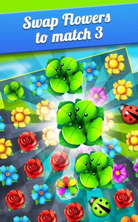 Flower Crush Match 3 screenshot 6