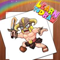 How To Draw Clash Of Clans