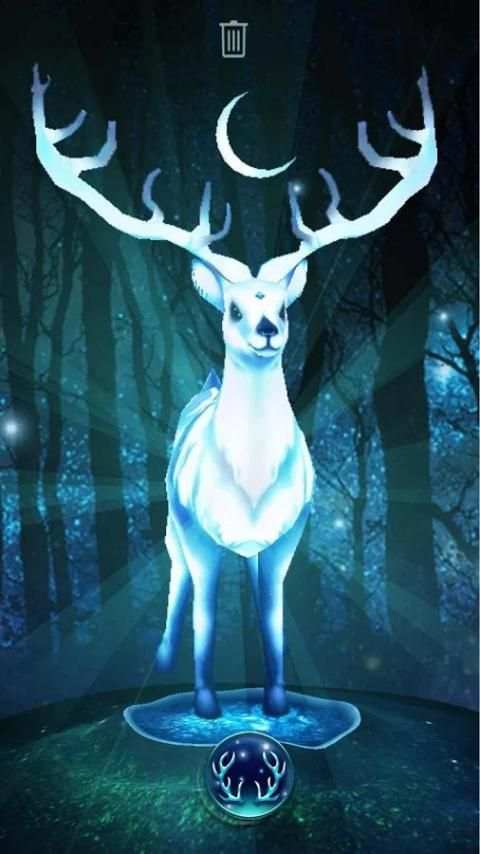 White Deer 3D Theme स्क्रीनशॉट 2