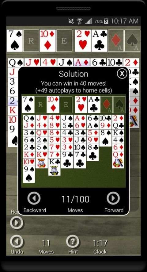 FreeCell Forever скриншот 8