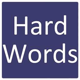 Hard Words