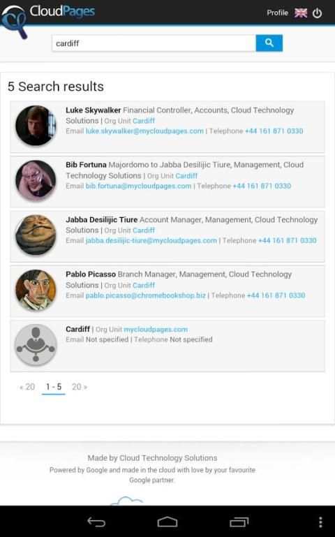 CloudPages for Google Apps स्क्रीनशॉट 2