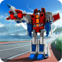 Робот Самолет Трансформация иконка