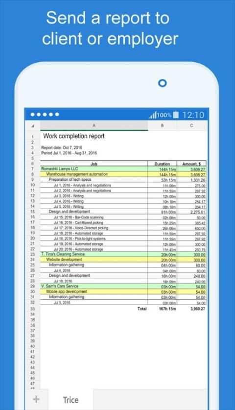 Trice - work time tracker free screenshot 14