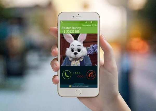 Easter Bunny Fake Call скриншот 2