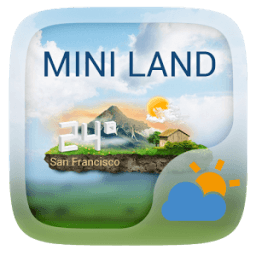 Mini Land Weather Widget Theme أيقونة