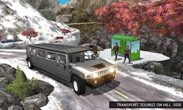 Offroad Uphill Limo Driving 3D स्क्रीनशॉट 16