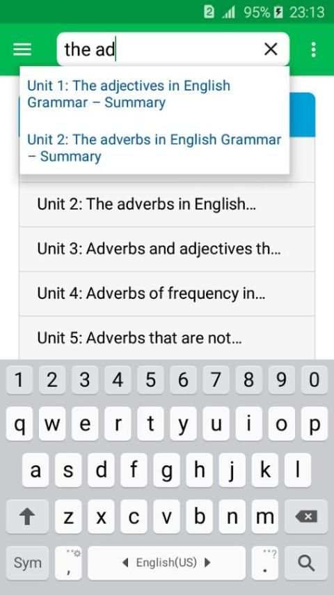 English Grammar and Vocabulary скриншот 6