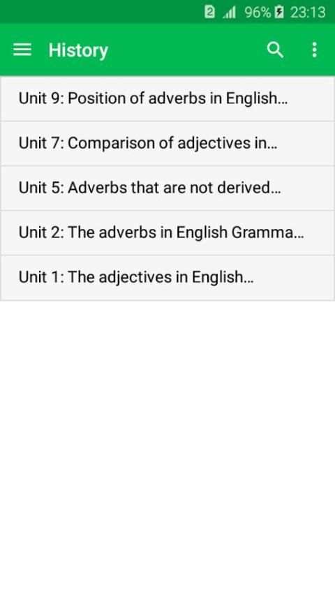 English Grammar and Vocabulary скриншот 3
