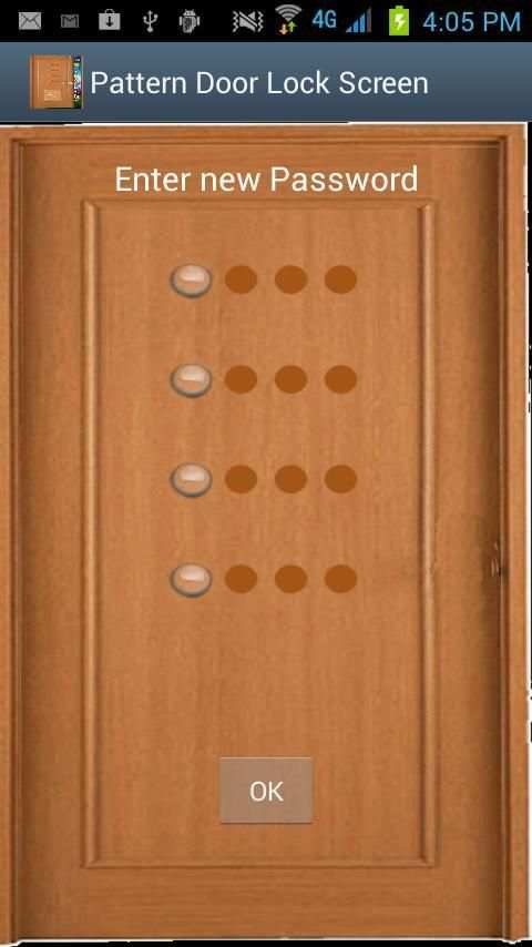 Pattern Door Lock Screen screenshot 3