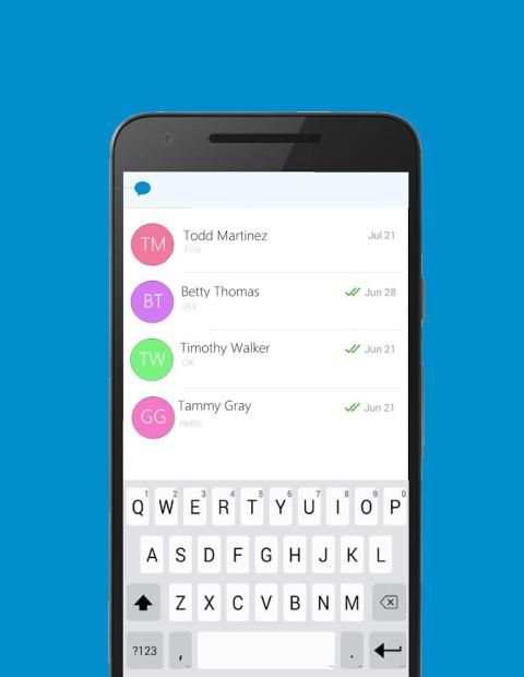 Messenger free Chat for imo screenshot 1