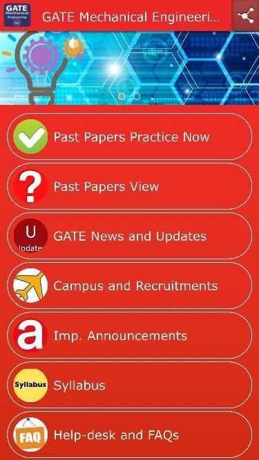 GATE Mechanical Engineering स्क्रीनशॉट 1