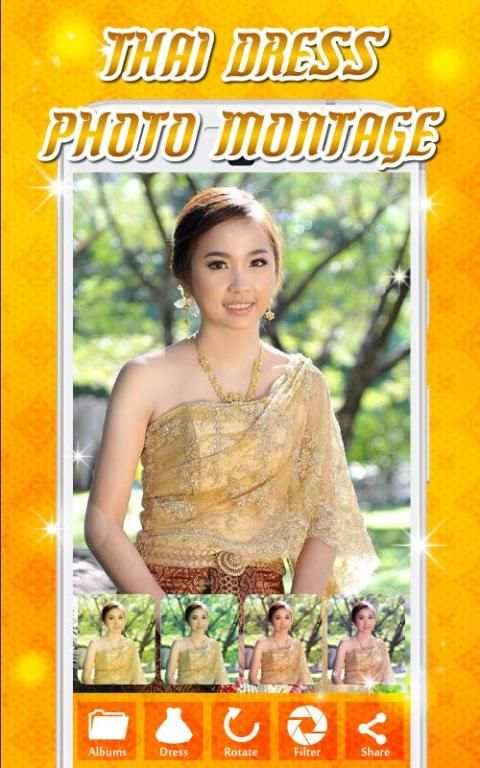 Thai Dress Photo Montage скриншот 2