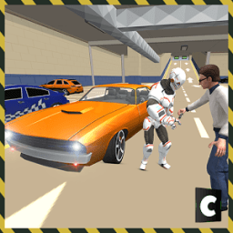 Car Robot Valet Mall Parking icon