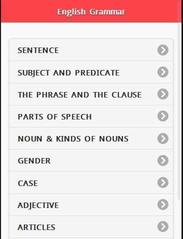 English Grammar screenshot 6