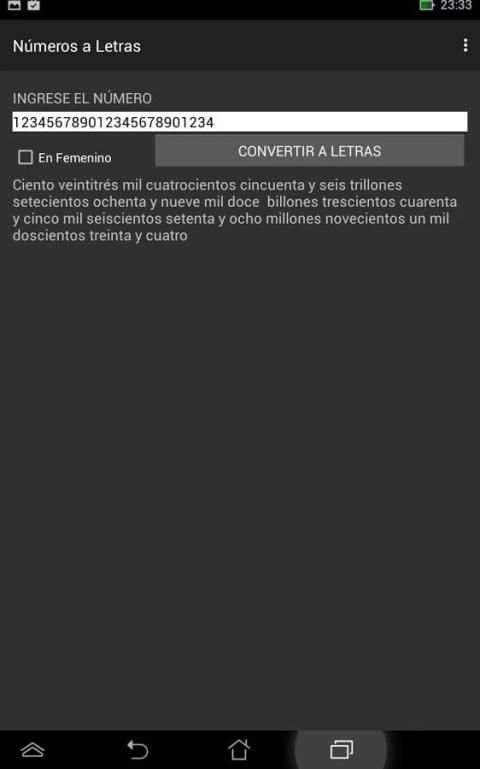 Números a letras screenshot 1