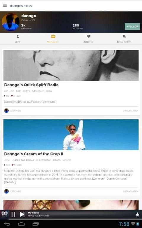 8tracks playlist radio 13 تصوير الشاشة