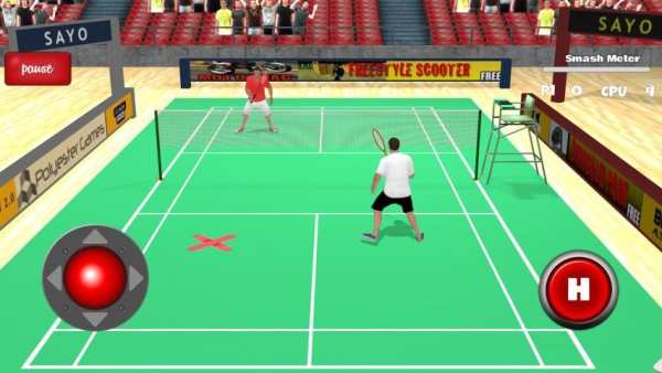 Badminton Games Free 2017 3D скриншот 3