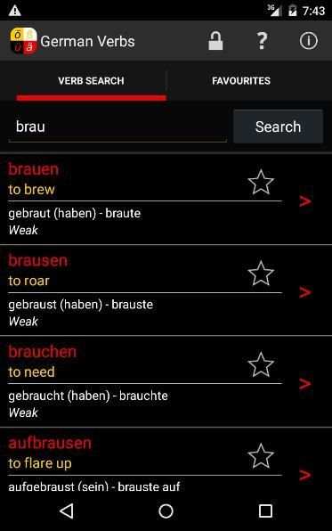 German Verbs screenshot 6