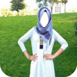 ikon Hijab Lady Jeans Style Photo Frames