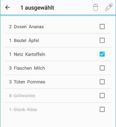 Einkaufsliste Version 1 screenshot 3