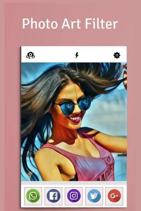 Photo Art Filter : Cartoon Photo Editor screenshot 1