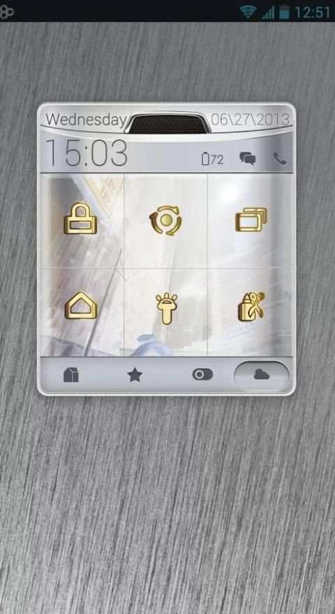Silver Toucher Pro Theme скриншот 4