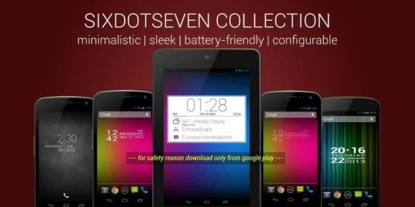 Bigger Clock Widget скриншот 5