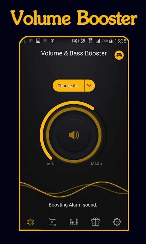 Volume Booster & Sound Equalizer скриншот 1