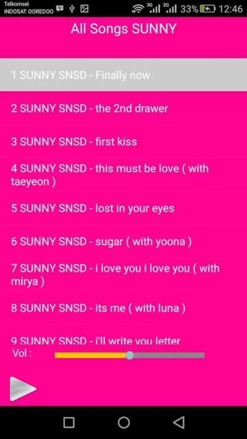 SUNNY Songs screenshot 1