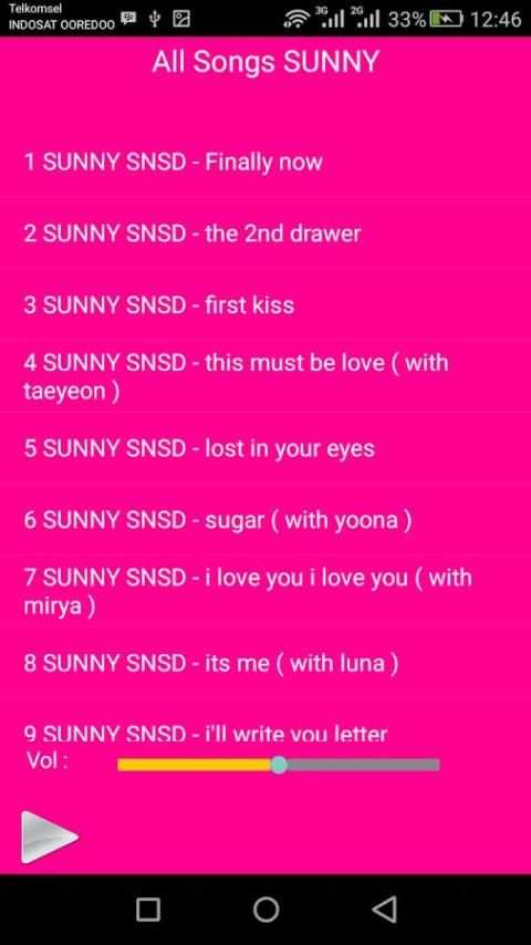 SUNNY Songs скриншот 2