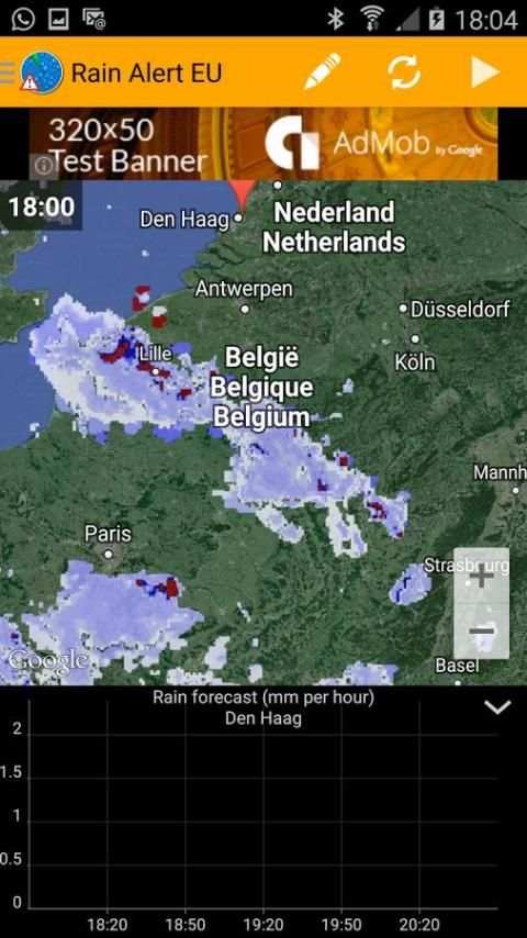 Rain Alert Europe скриншот 2