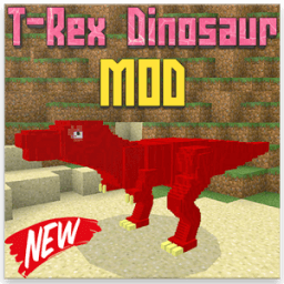 Mod t-rex dino for Mcpe أيقونة