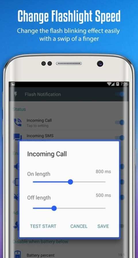 Flashlight Alert : Call & Sms Notification screenshot 3