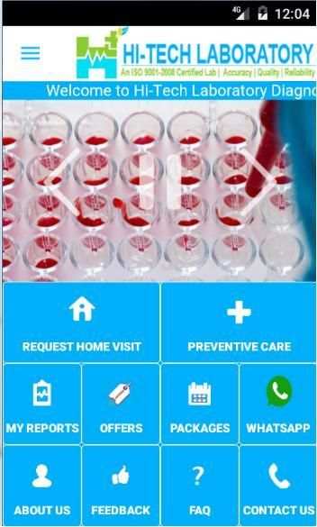 Hitech lab स्क्रीनशॉट 1