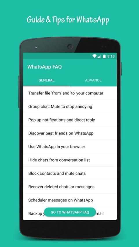Guide for WhatsApp Update FAQ скриншот 1