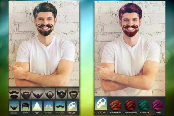 Man Style Makeup - Hair & Beard Photo Editor скриншот 5