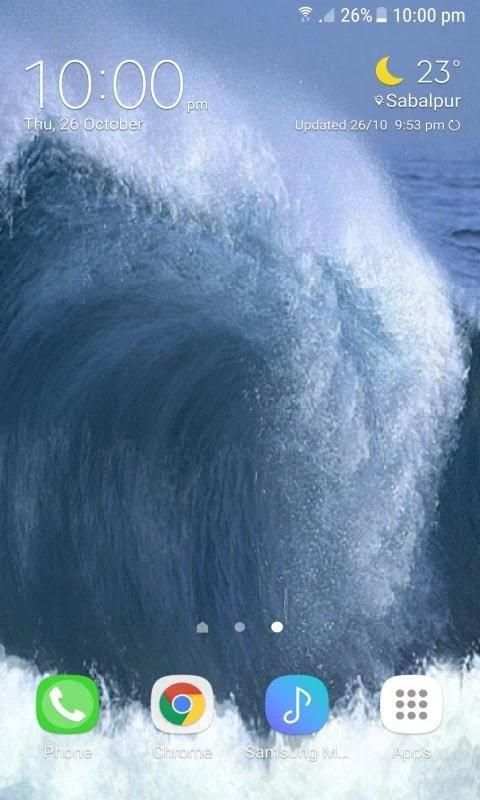 Water Wave Live Wallpaper скриншот 1