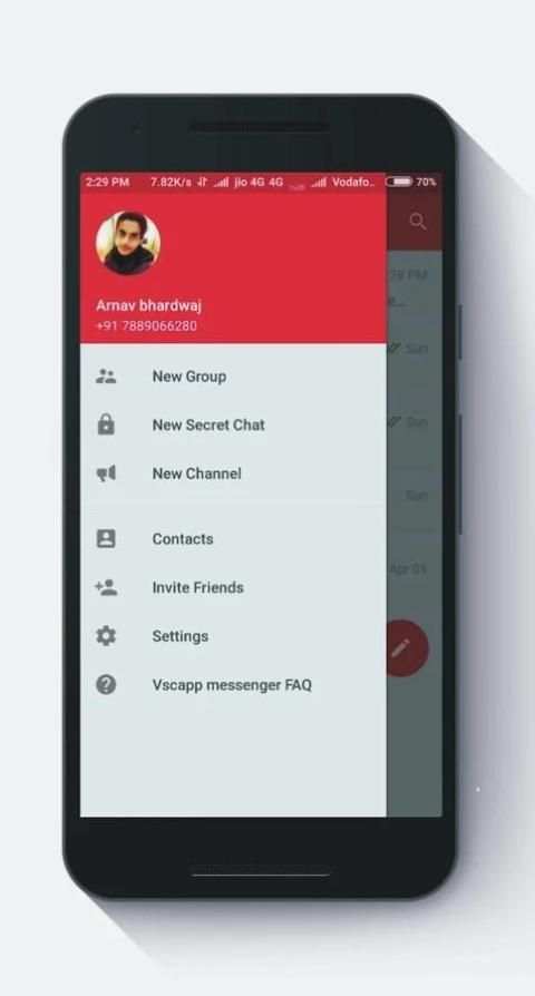 Vscapp Messenger screenshot 2