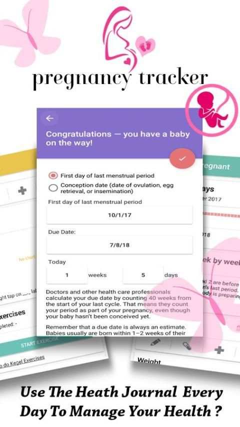 Pregnancy Tracker - Baby Countdown screenshot 2