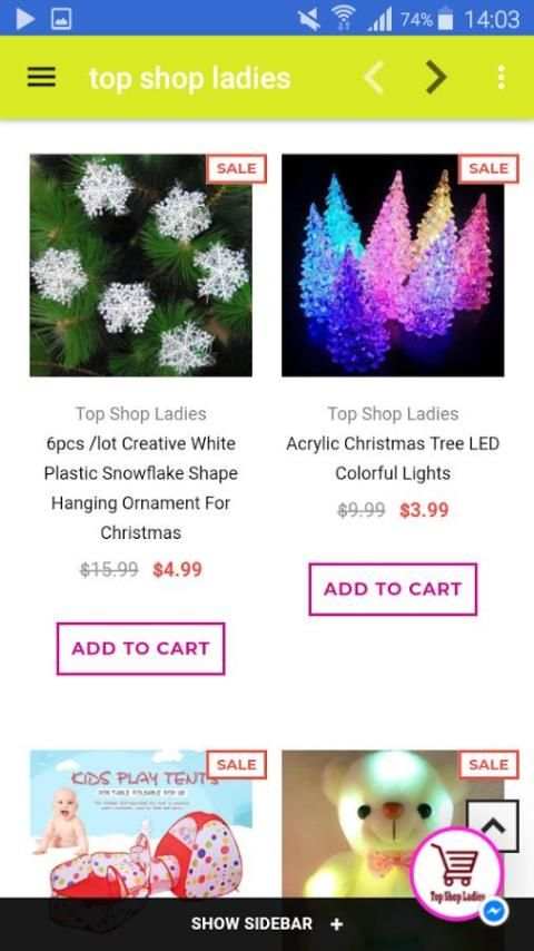 Top Shop Ladies screenshot 2