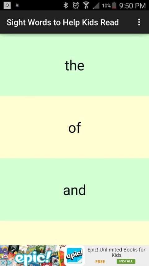 Sight Words to Help Kids Read скриншот 6