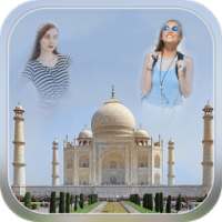Transparent Taj Mahal Photo Frames Multiple Photo on 9Apps
