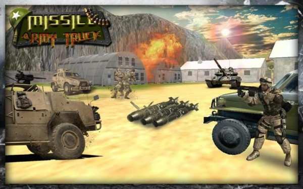 3D Army Missile Launcher Truck screenshot 1