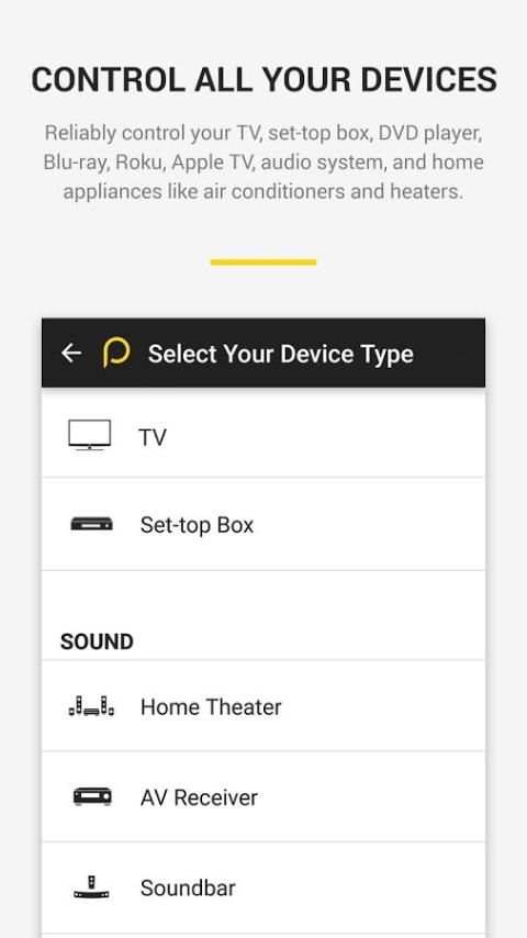 Peel Smart Remote for Pronto скриншот 1